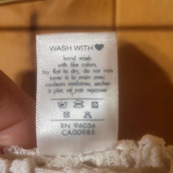 Like New◇Off-White Eberjey Spearhead Sam Bridal Shorts 100% cotton Med/LG - Picture 10 of 10